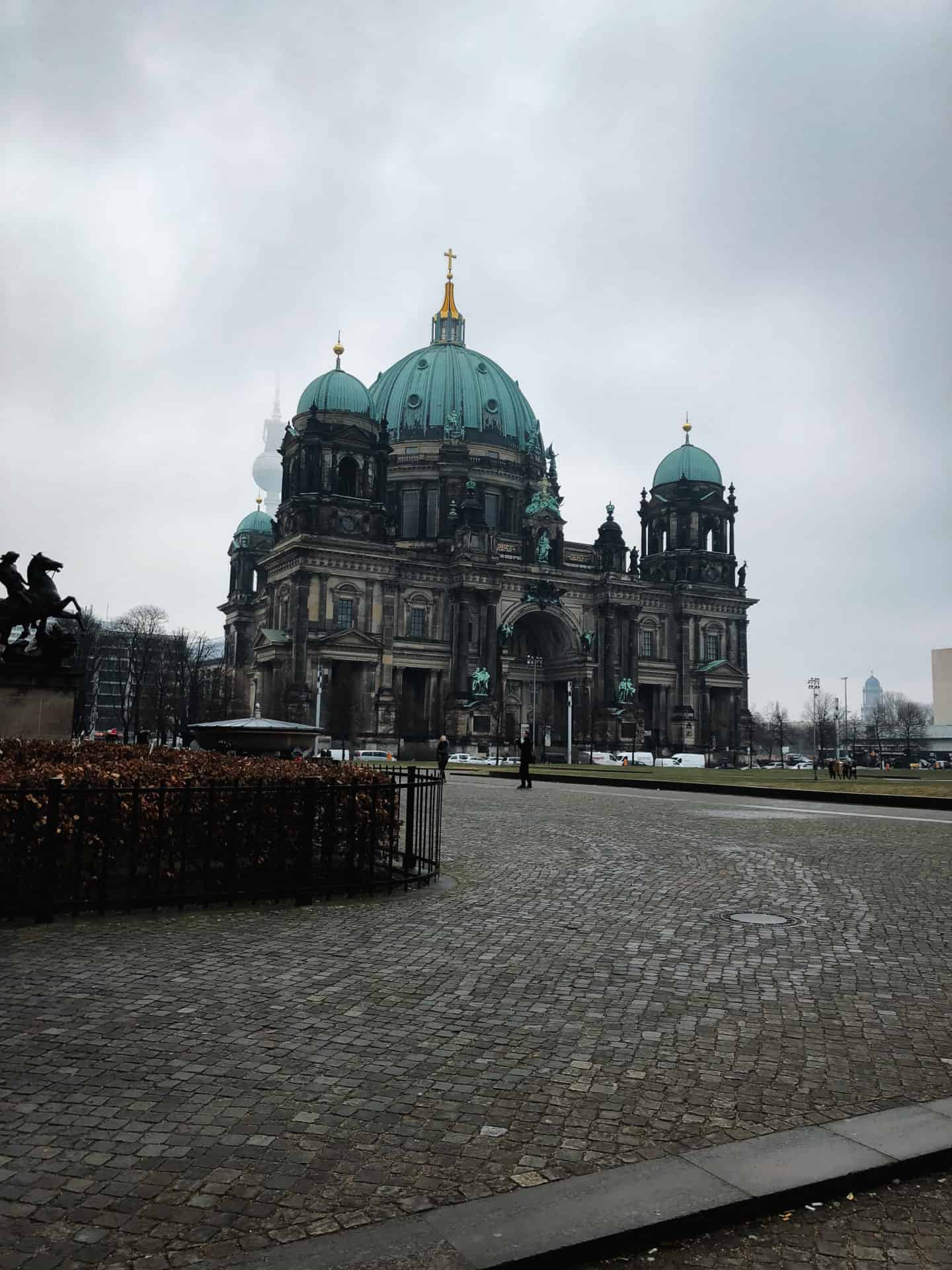 The Berlin Cathedral on a dark moody day
