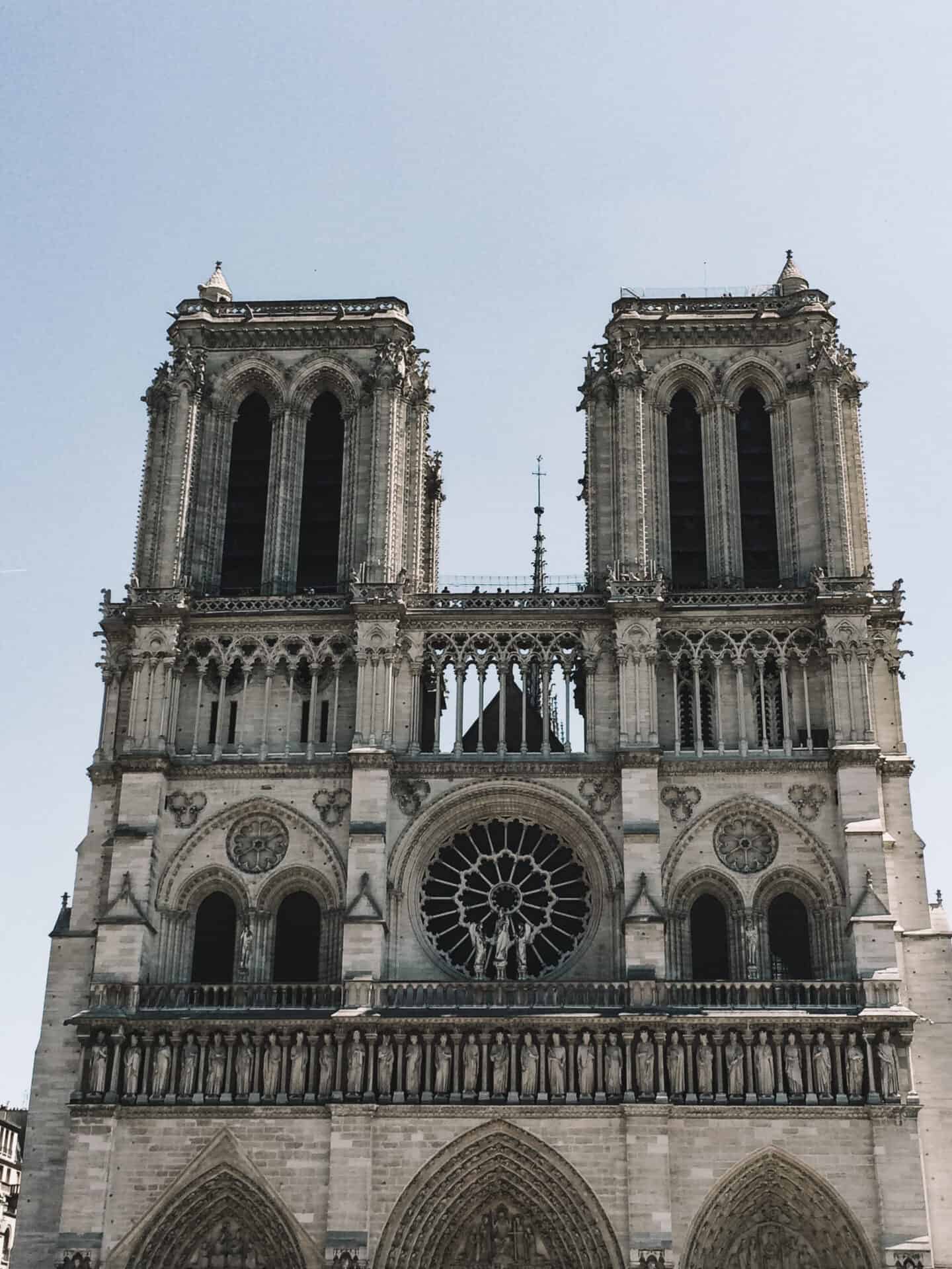 Notre Dame cathedral in Paris before the fire