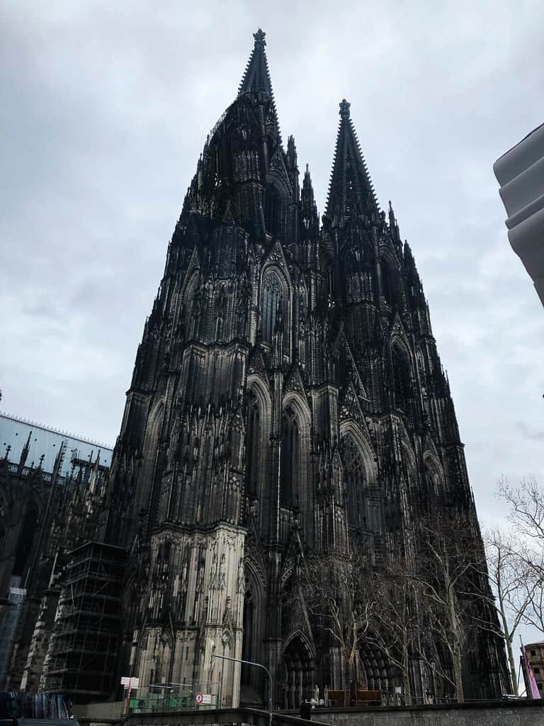 Moody gothic Kolner Dom cathedral