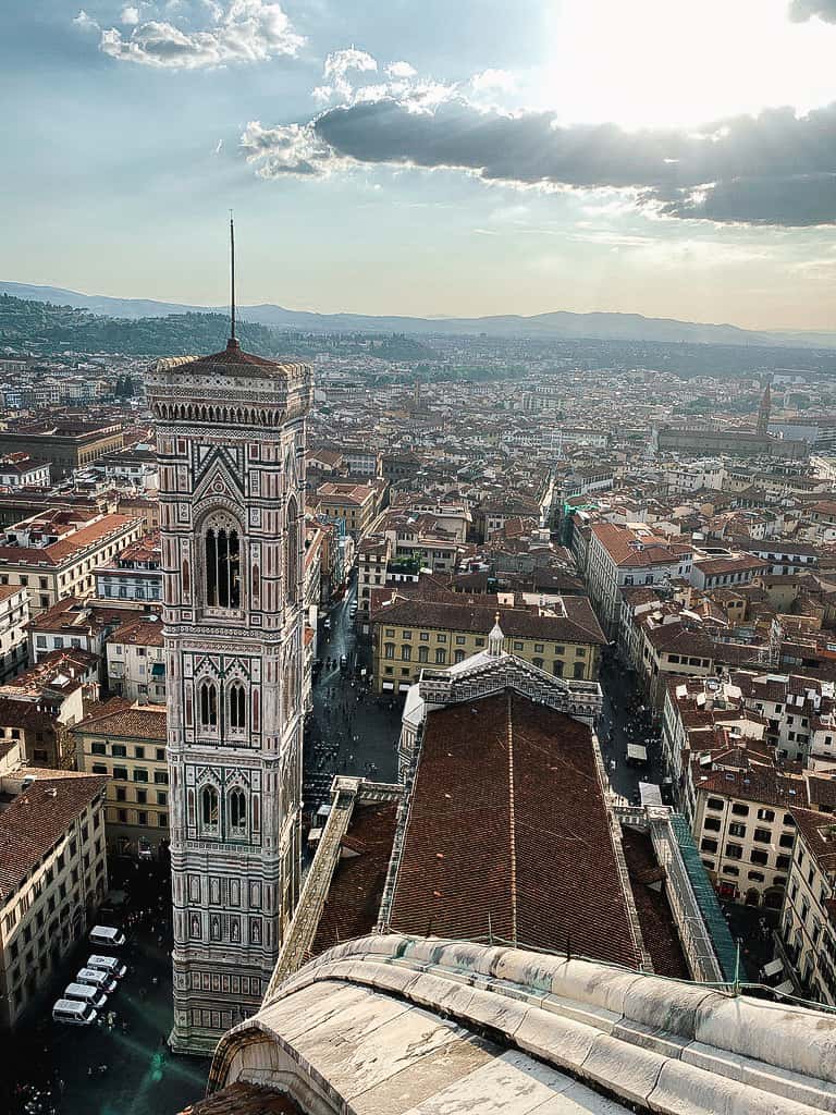 View of Florence from top of the dome