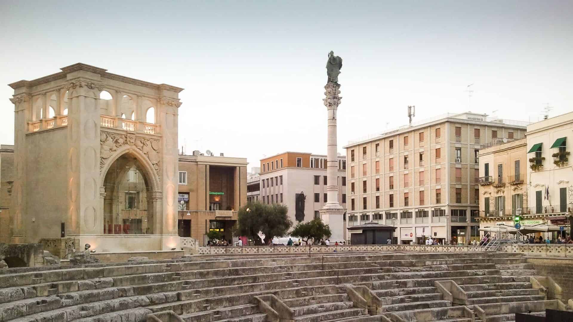 Lecce amphitheater in Italy