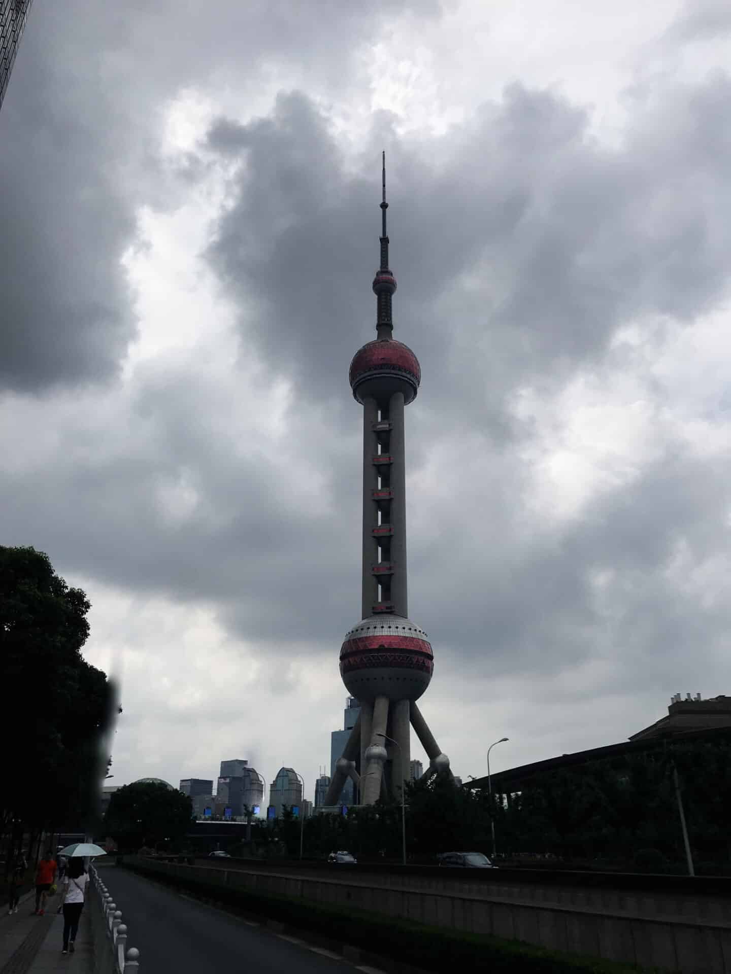 Oriental Pearl Tower in Shanghai