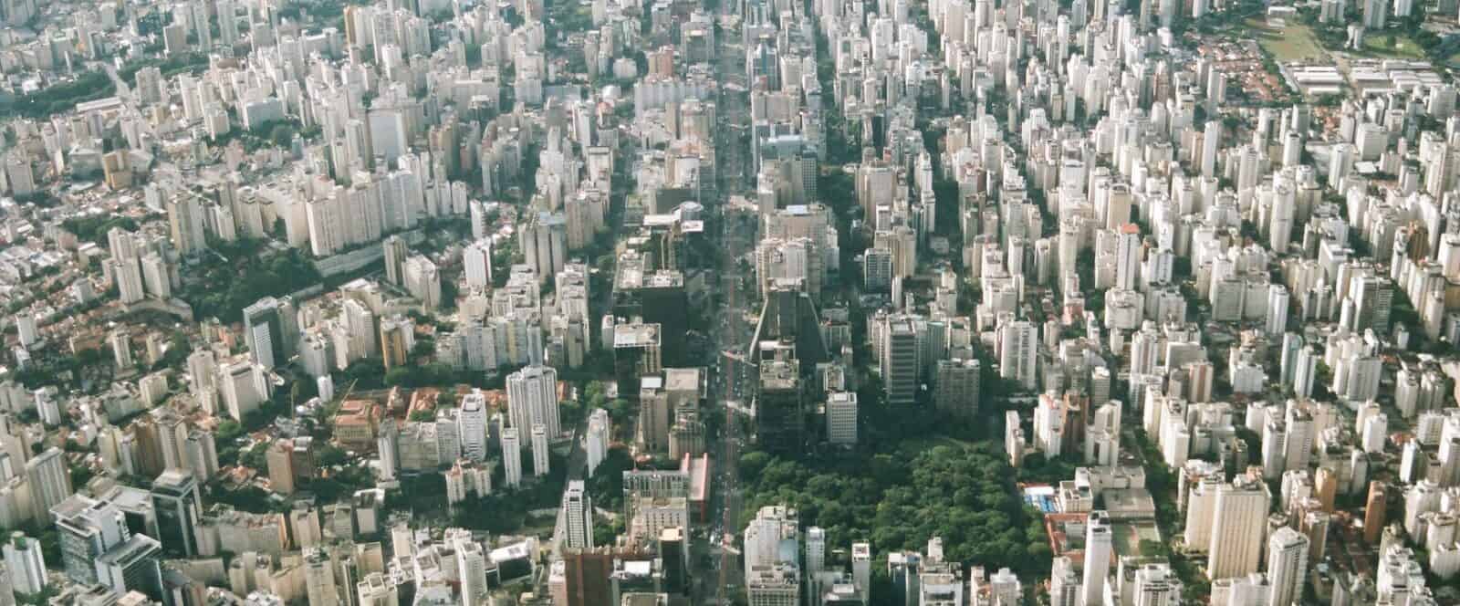 aerial view of sao paulo city during daytime