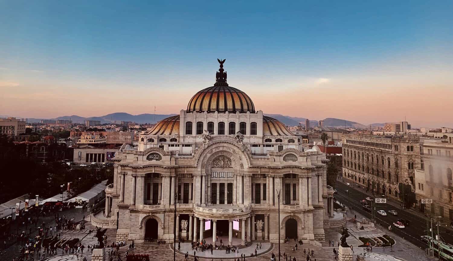 Palacio de Bellas Artes in the Historic Center of Mexico City