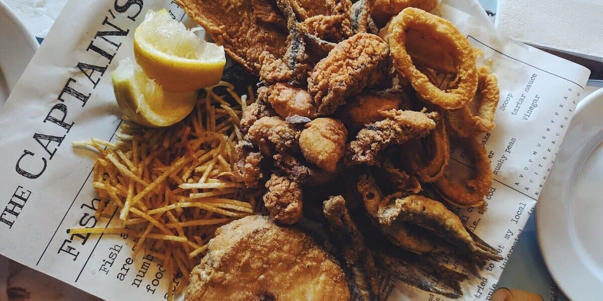 assorted fried fish