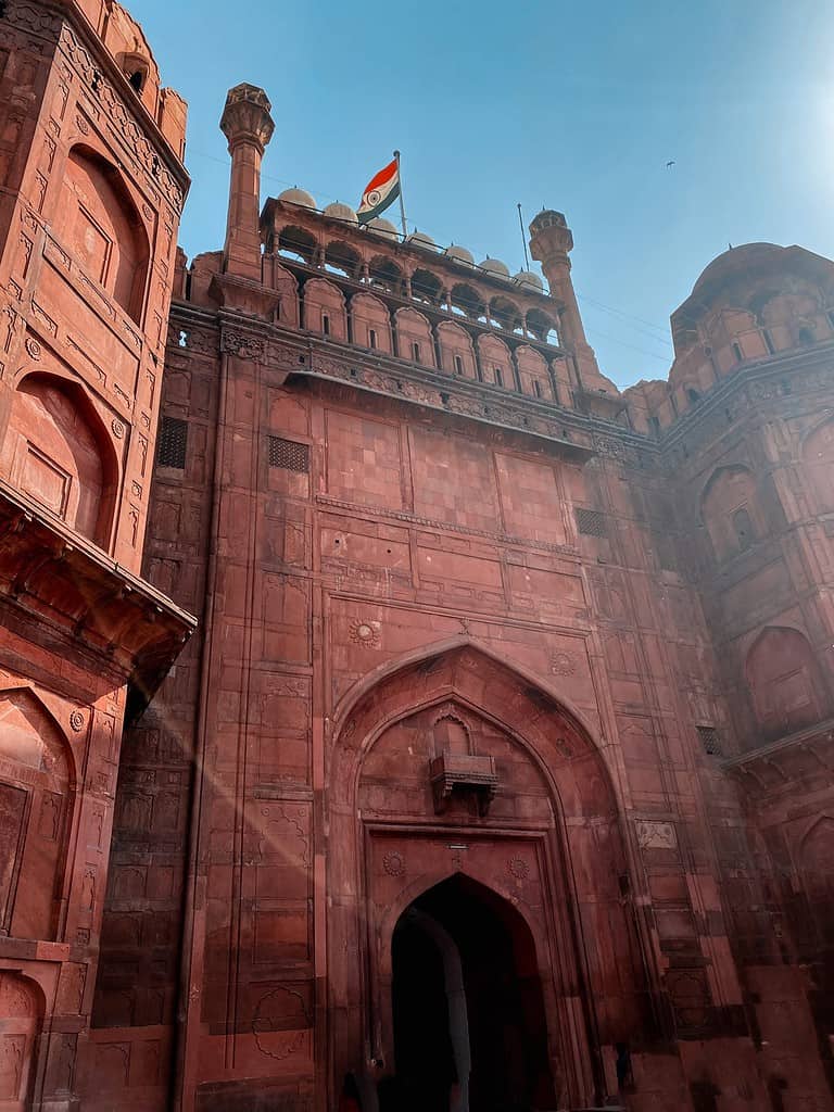 Red fort gate in New Dehli