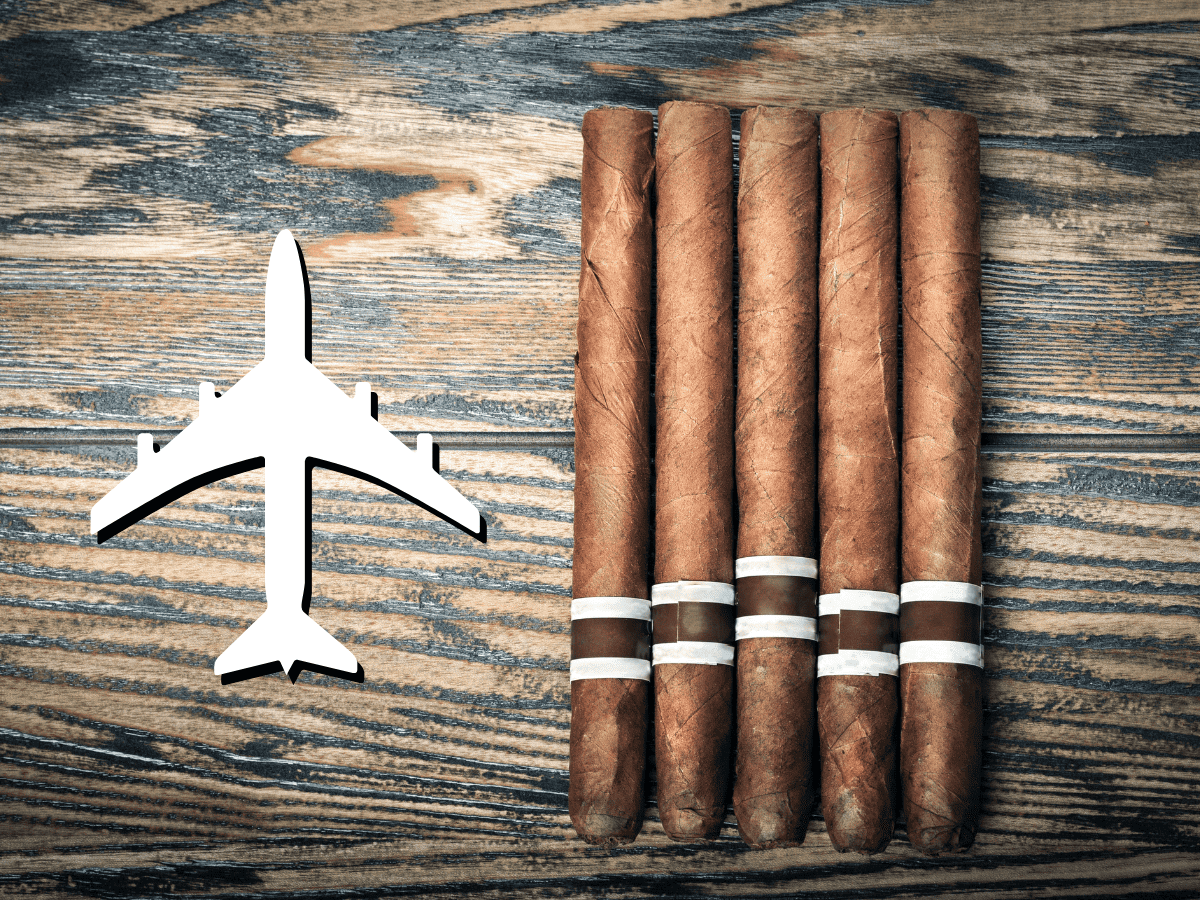 cigars lying on wooden table