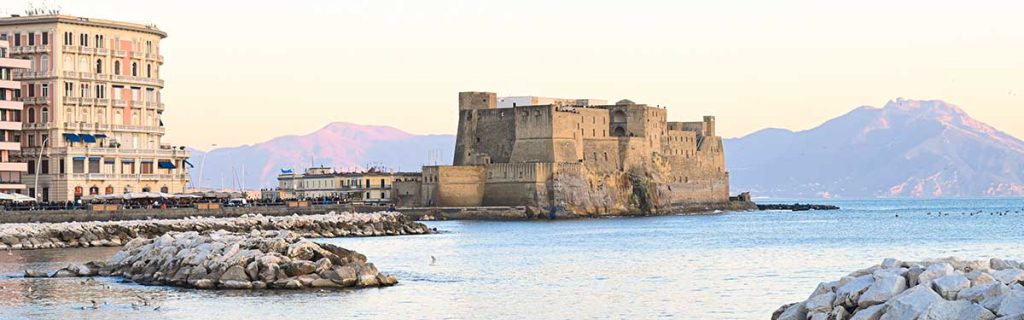 the beautiful coastline along naples